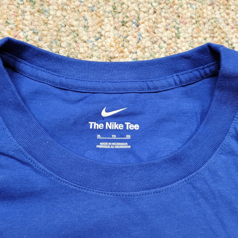 Nike Pitt Panthers Shirt Mens XL Blue Hail Cathedral of Learning Sports NWT - Picture 7 of 15